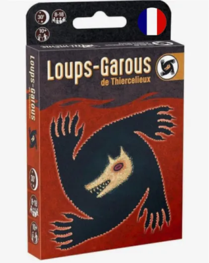 Les Loups-GAROUS DE THIERCELIEUX - Jeu de Société de Bluff pour Adultes et Enfants dès 10 Ans - Jeu d'Ambiance de 8 à 18 Joueurs - Jeu de Rôles en Version Française - 30 Min Jeu de Base