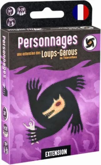 Loups-Garous de Thiercelieux - Extension Personnages - 16 Nouveaux Personnages - Jeu de Société de Bluff - Jeu de Rôle pour Enfants dès 10 Ans - 8 à 18 Joueurs - en Français - 30 Min
