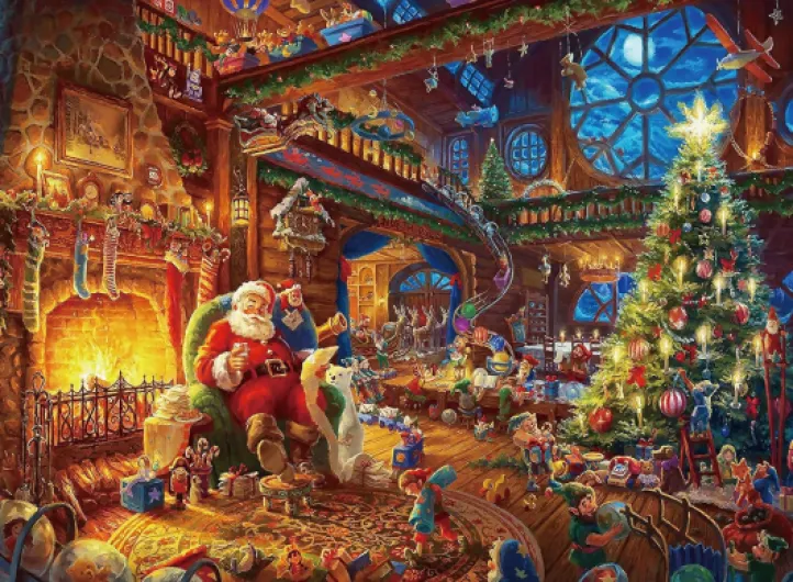 Puzzle 1000 Pièces Père Noël Adulte 70 x 50 cm Puzzle Adulte Classique Puzzle 1000 Pièces Noël Puzzle Adulte Lourd Adulte 1000 Pièces