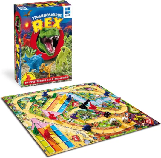 Tyrannosaurus Rex - Jouet Dinosaure - Jeux de société pour Enfants et Adultes - Jeux familiaux - Cadeaux pour garçons et Filles - pour 2 à 4 Joueurs à partir de 6 Ans