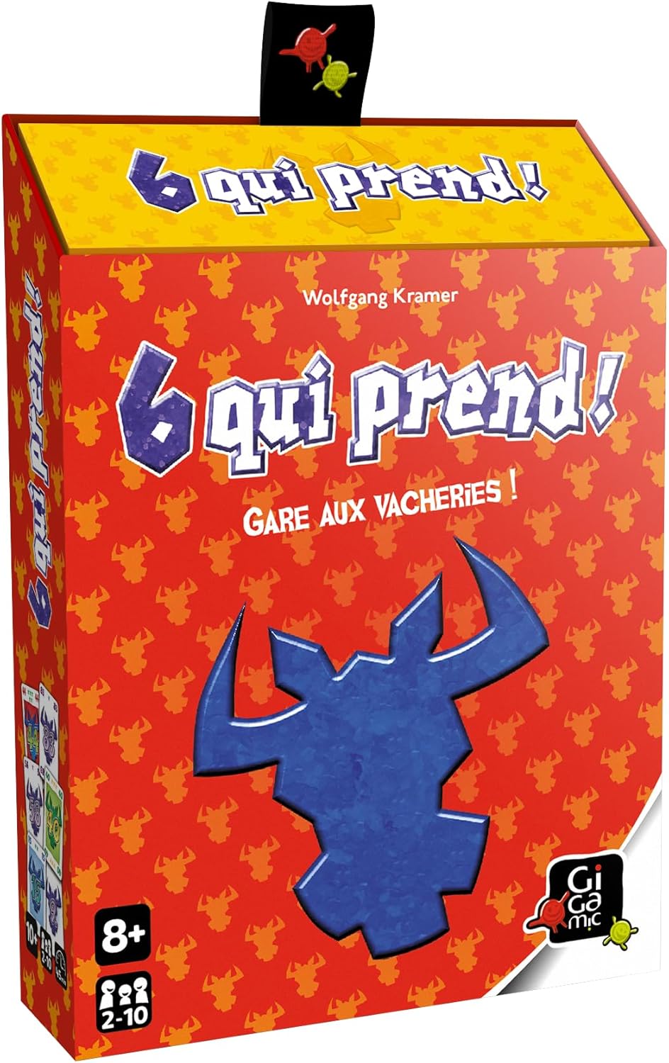 6 Qui prend ! - Le jeu d'ambiance intergénérationnel dans son nouveau format Boite Biseau ! - Jeu de société - De 2 à 10 joueurs - A partir de 8 ans - SIX QUI PREND