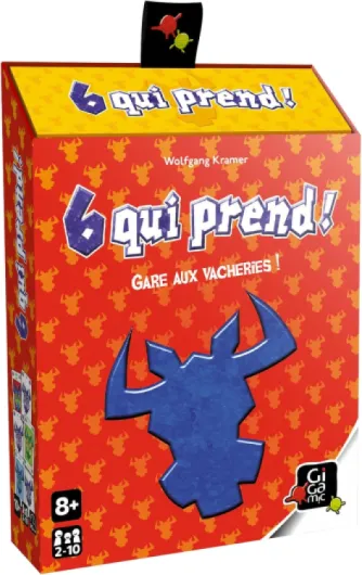 6 Qui prend ! - Le jeu d'ambiance intergénérationnel dans son nouveau format Boite Biseau ! - Jeu de société - De 2 à 10 joueurs - A partir de 8 ans - SIX QUI PREND