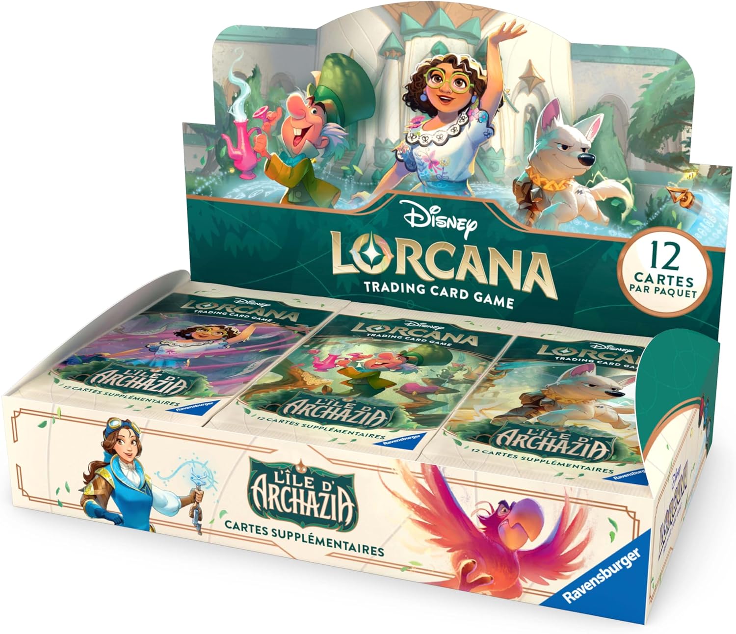 Boîte de 24 Boosters Lorcana : L'Île d'Archazia - Version française