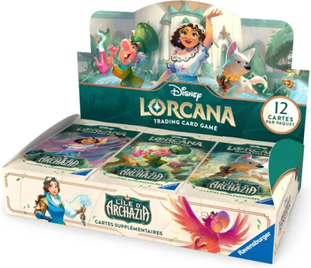 Boîte de 24 Boosters Lorcana : L'Île d'Archazia - Version française