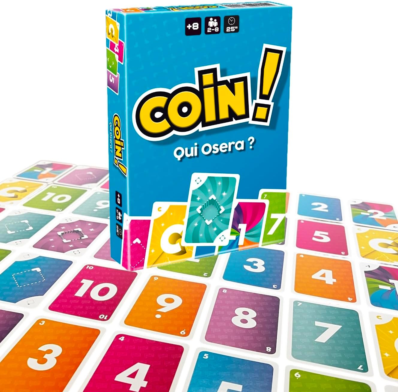 Jeu de Cartes - Jeu de société Adulte et Famille – Jeu d’Ambiance, de Bluff drôle pour soirées Entre Amis – Stratégie, Prise de Risque et défis – Jeu apéro - 2 à 8 Joueurs – 25 Min