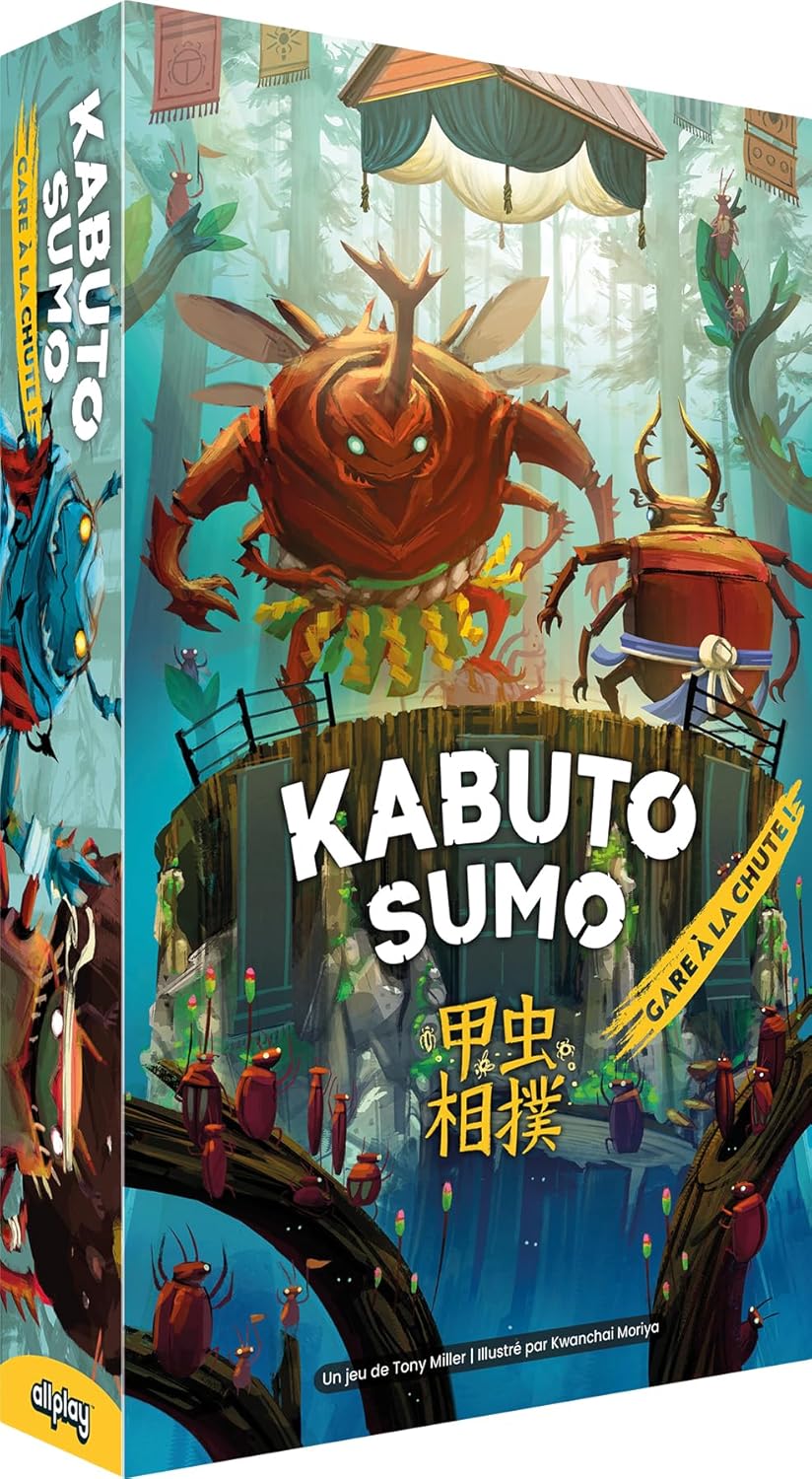 Allplay - Kabuto Sumo - Jeux de société - Jeu Famille et Enfants à partir de 6 Ans - 2 à 4 Joueurs - 20 Min - Version française