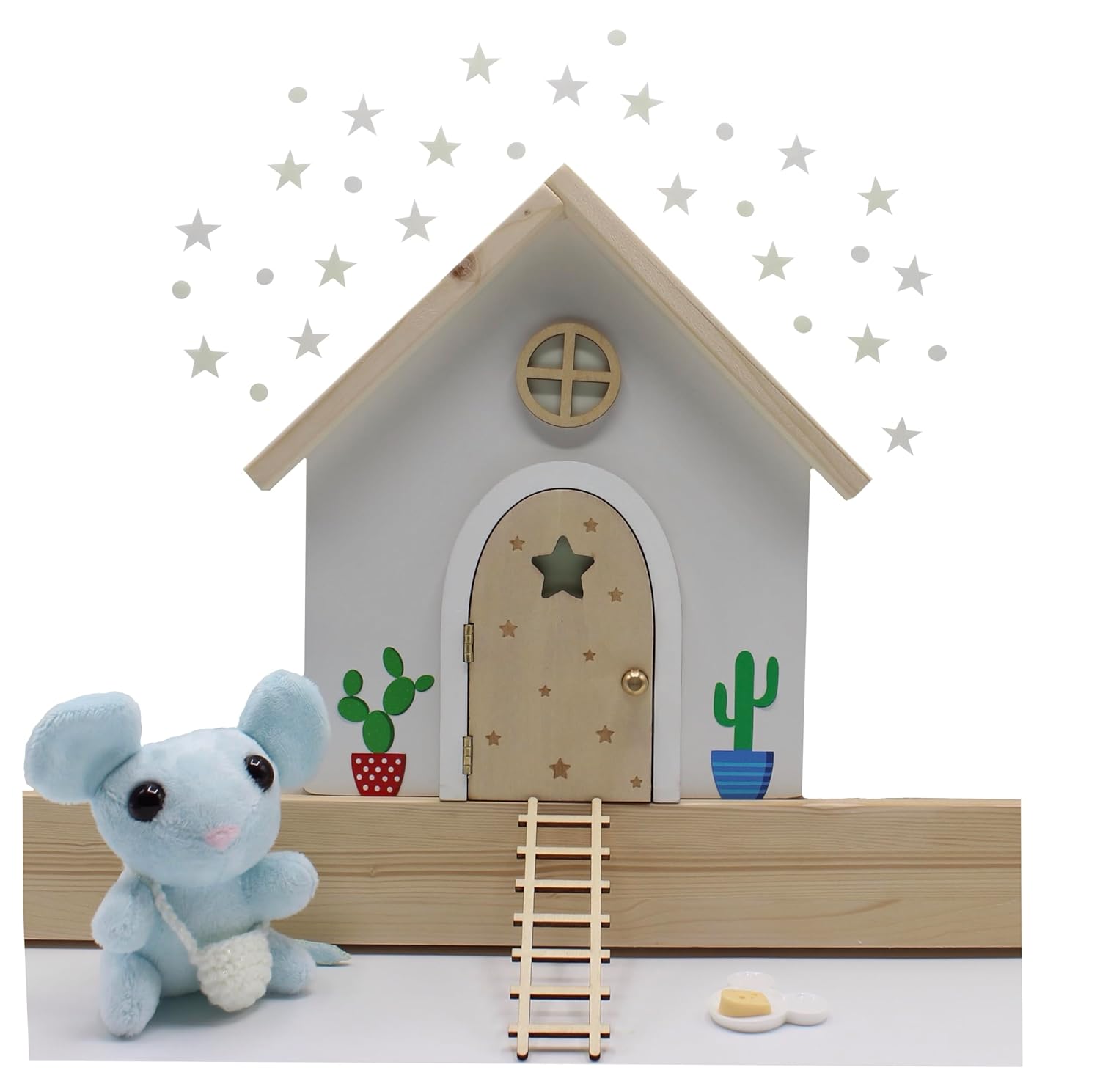 Maison Petite Souris plinthe magique avec une porte qui S'OUVRE !!!