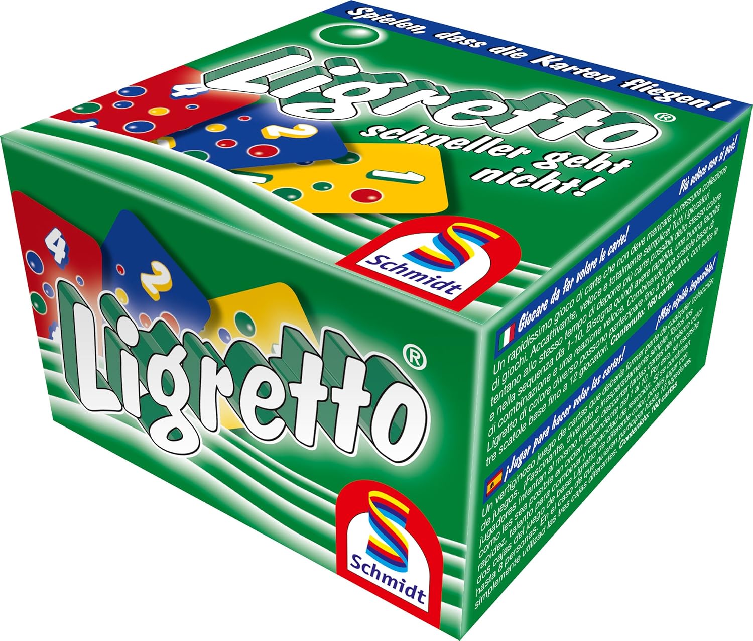 Schmidt Spiele 1201 Jeu de Cartes Ligretto, Vert