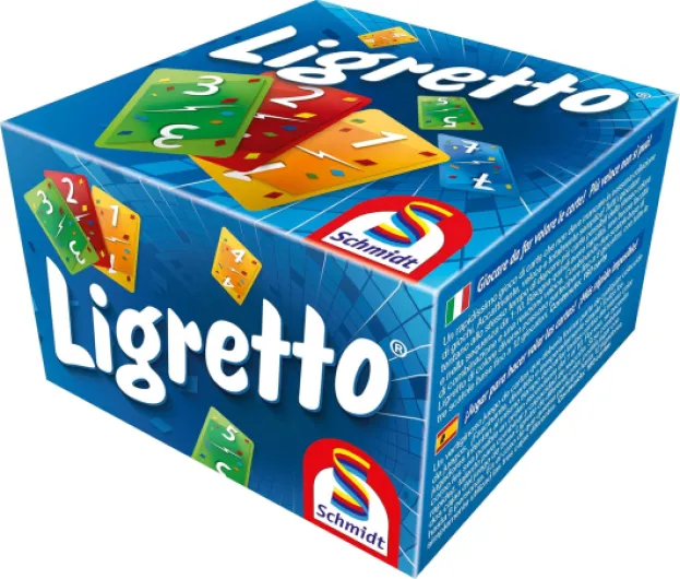 Schmidt Spiele 01107 Ligretto Bleu, Jeu de Cartes Tactique passionnant