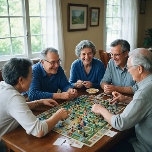 Partager des moments uniques grâce aux jeux de société intergénérationnels pour seniors