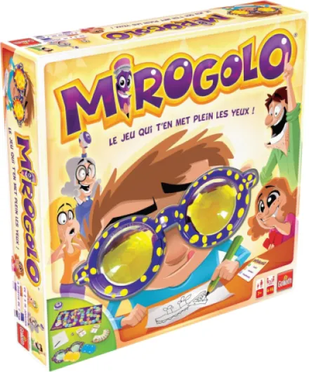 MIROGOLO - Jeux de Société pour Enfants dès 7 Ans - Faites Deviner en Equipe vos Dessins Fous - Jeu Amusant Qui T'en Met Plein Les Yeux ! A Jouer en Famille ou entre Amis - 4 à 16 joueurs Classique