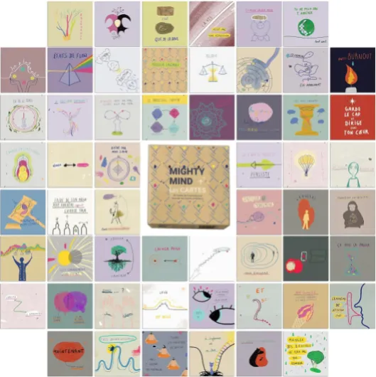 Cartes Photolangage Coaching MIGHTY MIND Développement personnel, pensée positive et intelligence émotionnelle - Cartes de coaching mental idéales pour les coachs.