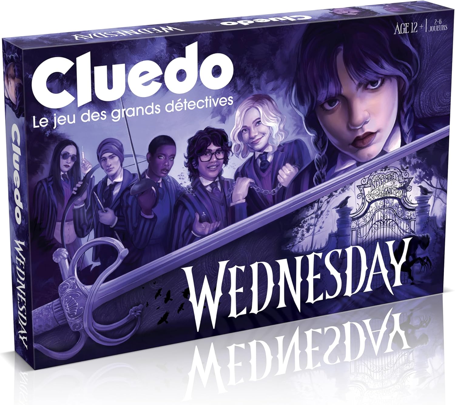 Cluedo Wednesday - Jeu de société - Jeu de Plateau - Jeux Wednesday a partir de 12 Ans - 2 à 6 Joueurs - Version française