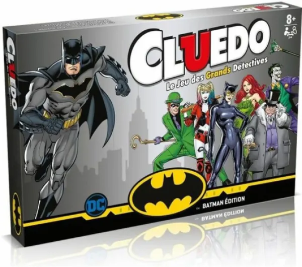 Cluedo Batman - Jeu de société Famille pour 2 à 6 Joueurs - Jeu De Plateau 8+ Ans - Jeux De Logique - Cluedo Francais
