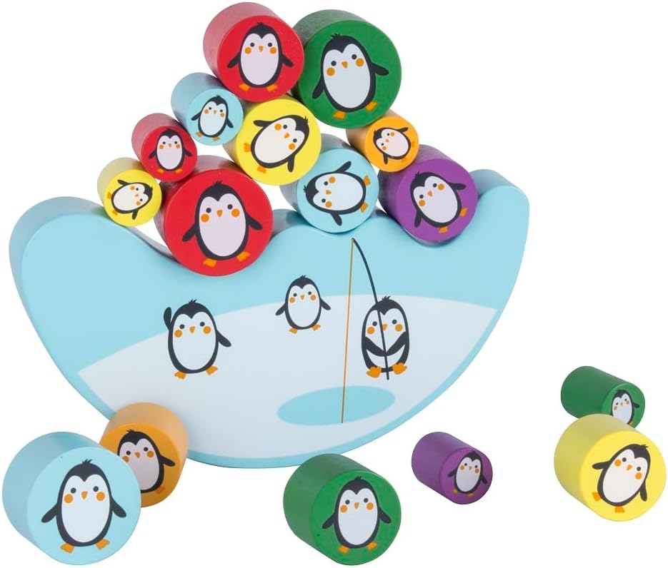 17203 - Puzzle Équilibre Balancing Game Pingouins Jeu d'équilibre