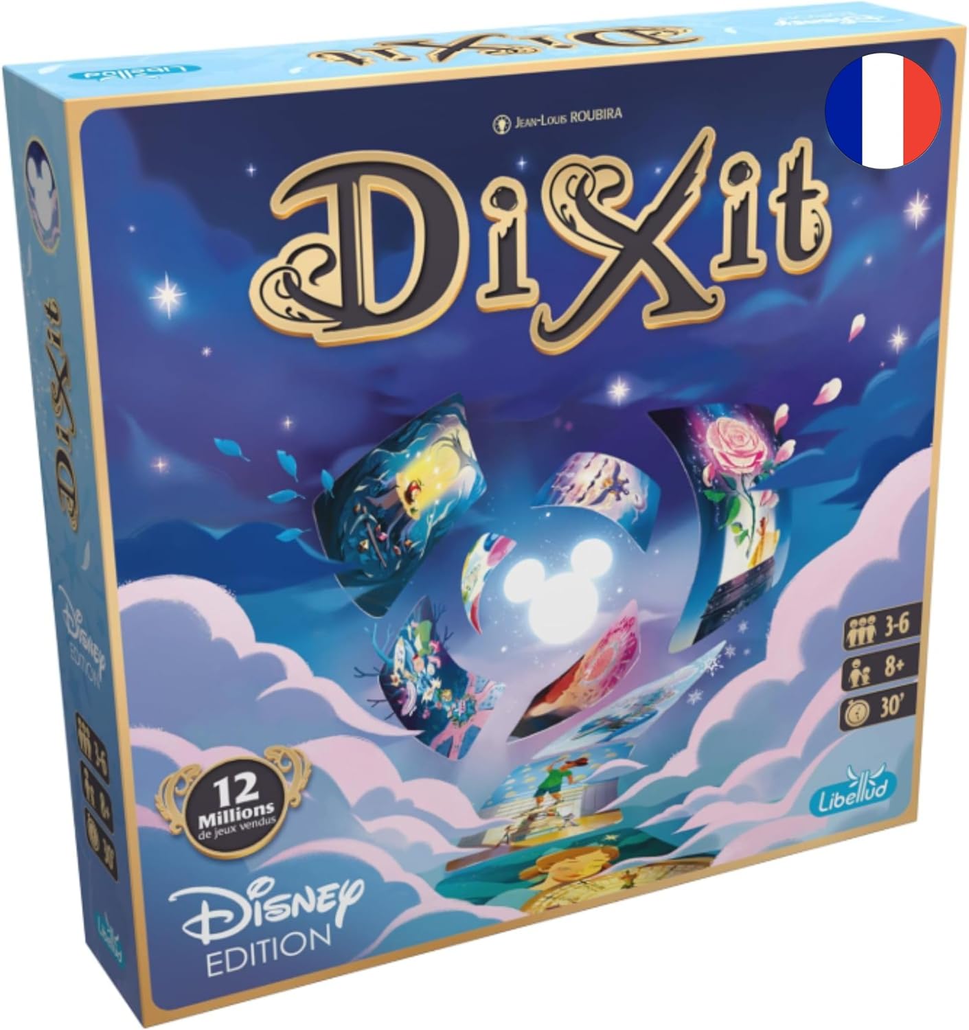 Dixit : Edition Disney - Jeu de Société pour Adultes & Enfants dès 8 Ans - Jeu de Cartes Onirique - Communication par l'image - 3 à 6 Joueurs - 30 Min - Version Française - Libellud Dixit Disney