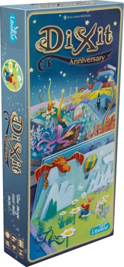 DIXIT EXTENSION : Annniversary - Jeu de 84 Cartes Pour Enfants dès 8 ans - Version avec Tous les Illustrateurs Dixit - Nécessite Jeu de Base - 3 à 6 joueurs - 30 Min - En Français - Libellud 1 Extension Dixit Anniversary