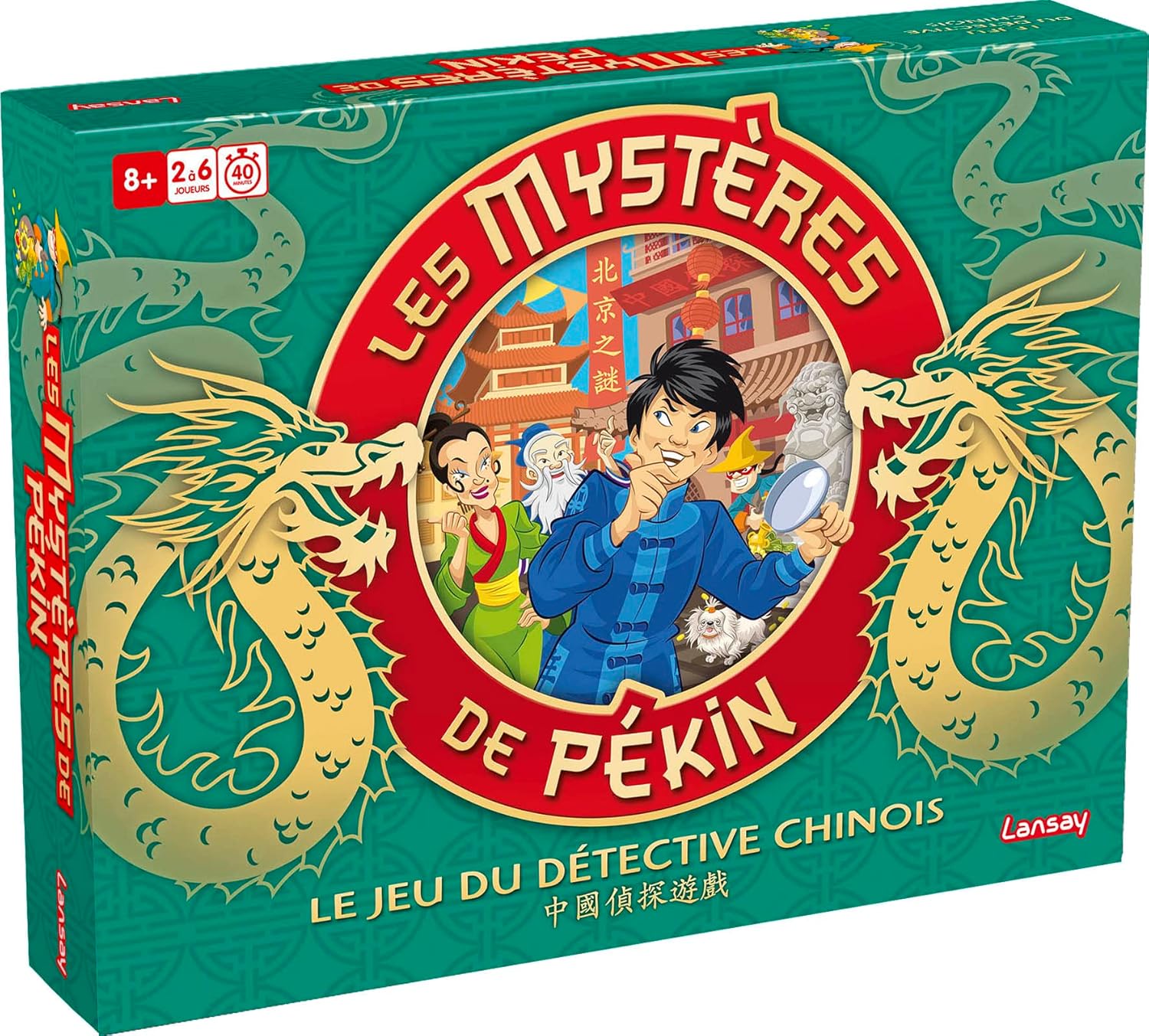 Les MYSTERES DE Pekin - Jeu de Société d'Enquête pour Enfants dès 8 Ans - Edition Originale - Récoltez des Indices - A Jouer en Famille ou Entre Amis - 2 à 6 Joueurs - 40 Min - en Français