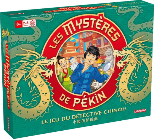 Les MYSTERES DE Pekin - Jeu de Société d'Enquête pour Enfants dès 8 Ans - Edition Originale - Récoltez des Indices - A Jouer en Famille ou Entre Amis - 2 à 6 Joueurs - 40 Min - en Français