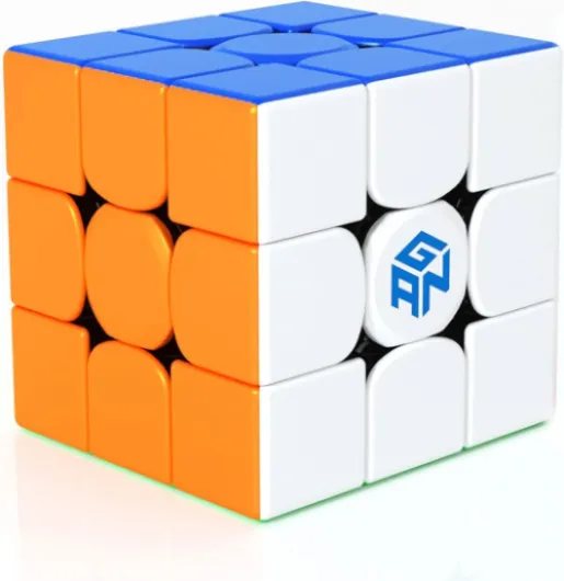 356RS Speed Cube Magique 3x3x3, Magic Cube de Vitesse sans Autocollant, Jeu de Casse-Tête Classique avec GES+/Numérique IPG en Forme d'Aile, Cube Lisse Facile à Tourner, Cadeau pour Enfants Adulte