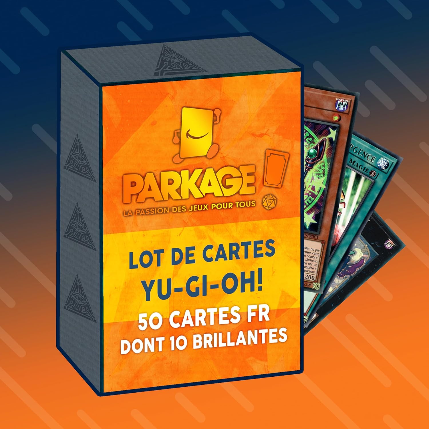 Lot de 50 Cartes YU-Gi-Oh! Françaises – 40 Cartes + 10 Brillantes (Super Rare et +) – Cartes Authentiques, sans Doubles, Parfait pour collectionneurs et Enfants, aléatoires.