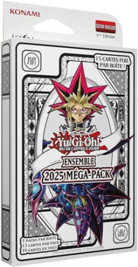 YU-GI-OH! Pack de 3 boosters : Ensemble 2025 Méga Pack - Version Française