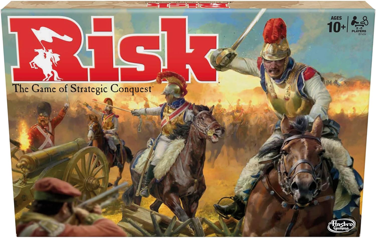 Risk, Jeu de Société Stratégique et Immersif, Jeu de Plateau de Conquête avec Missions et Armées, Version Française pour Enfants dès 10 Ans, Filles, Garçons et Adultes Classique
