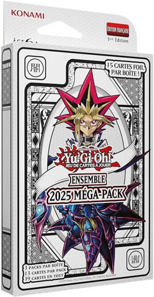YU-GI-OH! Pack de 3 boosters : Ensemble 2025 Méga Pack - Version Française