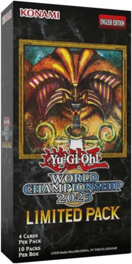 Yu-Gi-Oh! Display de 10 boosters World Championship 2025 : Limited Pack - Version Anglaise