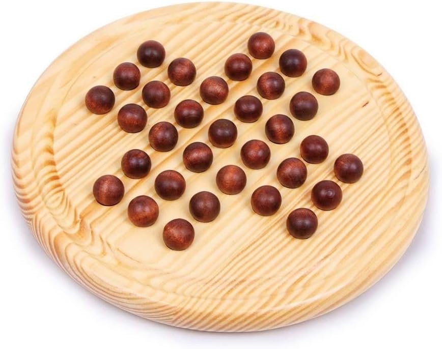 Legler - 2019781 - Jeu De Société - Solitaire - Bille De Bois 21 cm