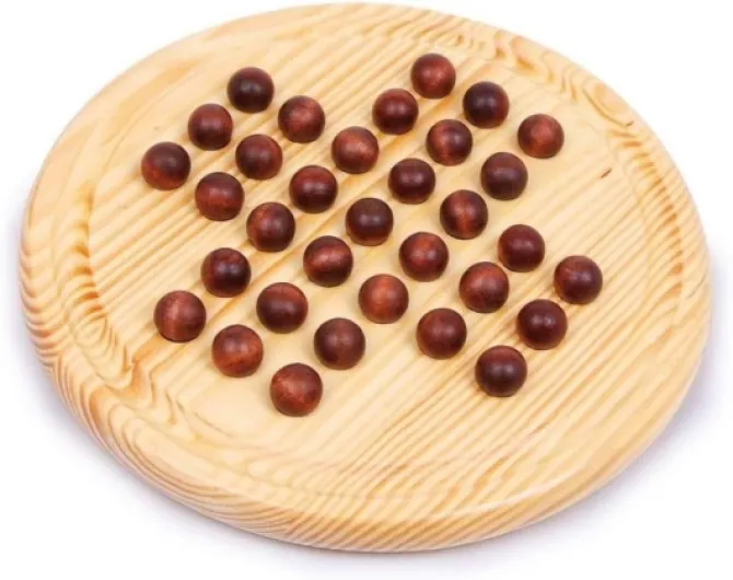 Legler - 2019781 - Jeu De Société - Solitaire - Bille De Bois 21 cm