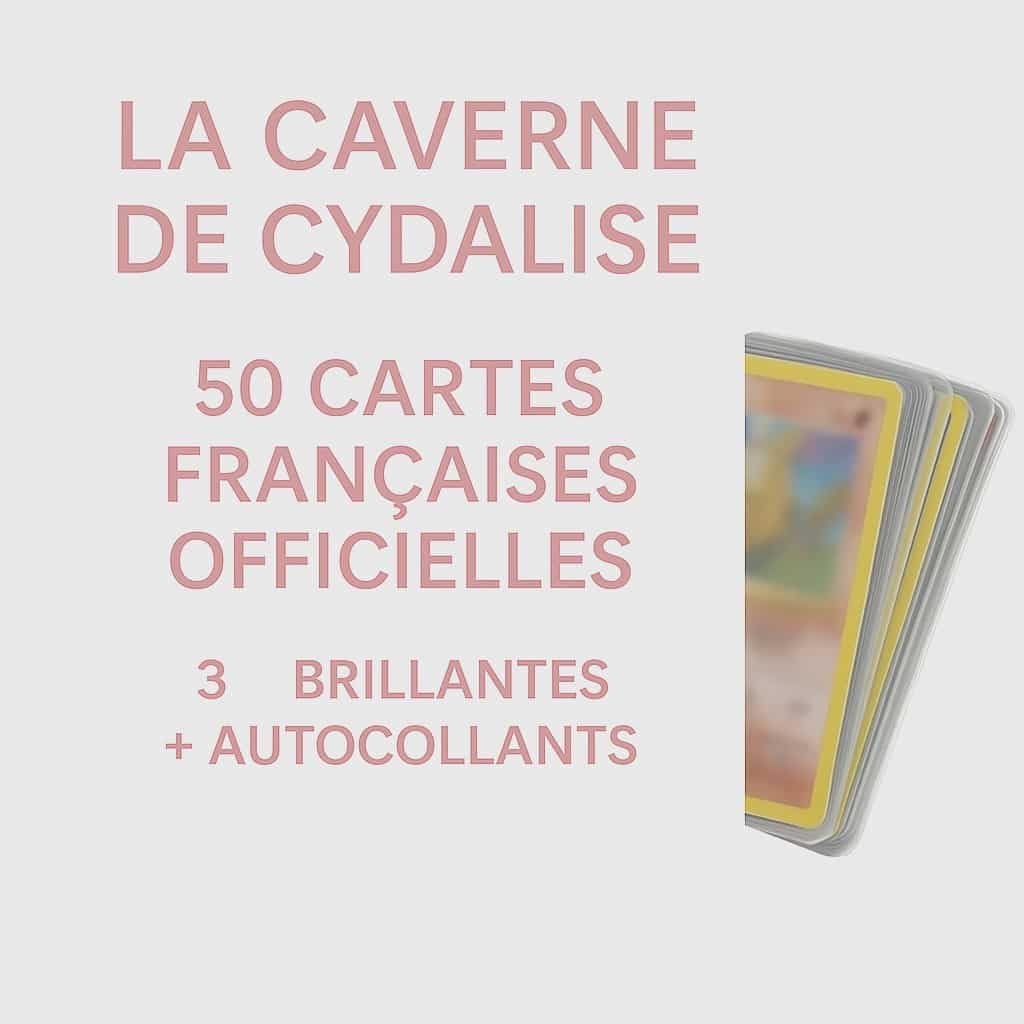 Lot de 53 Cartes à Collectionner Dont 3 Brillantes – Officielles