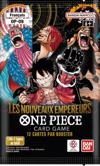 One Piece OP-09 Booster - Bandai -Jeux de société - Jeu de Cartes à Collectionner JCC - Les Nouveaux empereurs - 30 Min - en français