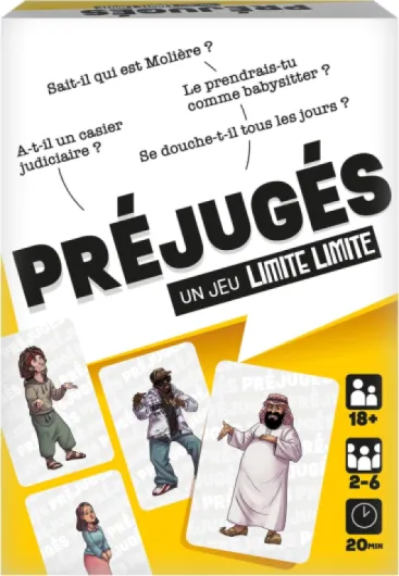 Préjugés - Nouvelle Version du Jeu des clichés culte - Jeu de Société pour Adultes - Anniversaires, Vacances, Cadeau - Humour Limite Limite