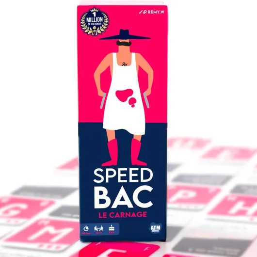 Speed Bac - Jeu de société Adulte - Rapide et délirant - 2 à 7 Joueurs - Jeu d'ambiance Adultes