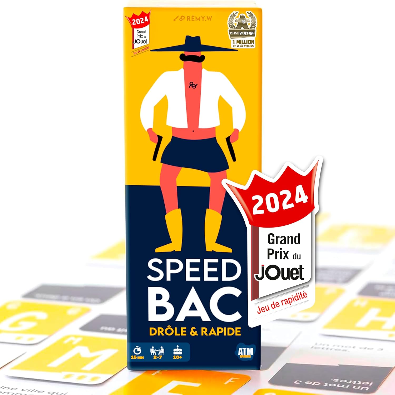 Speedbac - Jeu de société Famille et Amis - Parfait pour Mettre l'ambiance - 2 à 7 Joueurs - Grand Prix du Jouet 2024 Famille & Amis