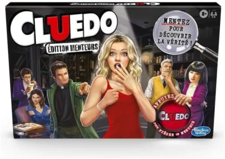 Hasbro Gaming Cluedo édition Menteurs, pour Enfants, à partir de 8 Ans France Multicolore