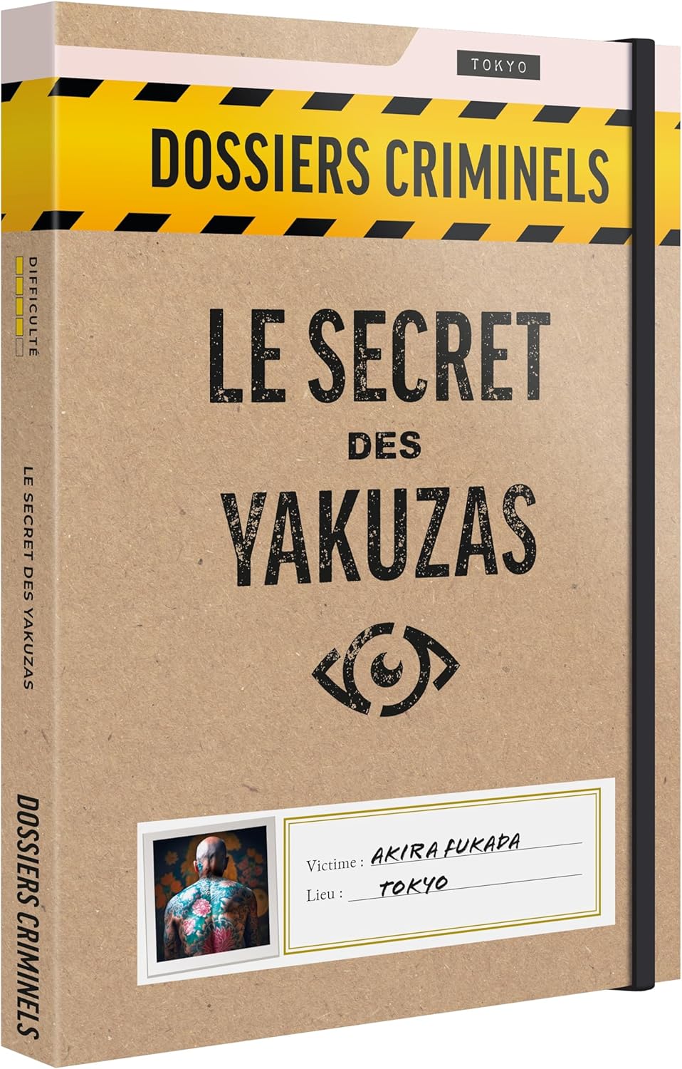 Dossiers Criminels - Le Secret des Yakuzas : Qui a tué Akira Fukada ? - Jeu de Societe Escape Game - Jeu d’Enquête Immersif et Collaboratif