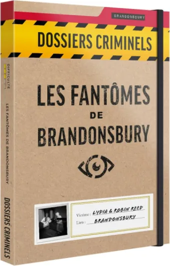 Dossiers Criminels - Les Fantômes de Brandonsbury : Découvrez Les Secrets Obscurs d'un Hôtel Maudit - Jeu de Societe Escape Game - Jeu d’Enquête Immersif et Collaboratif - 1-6 Joueurs