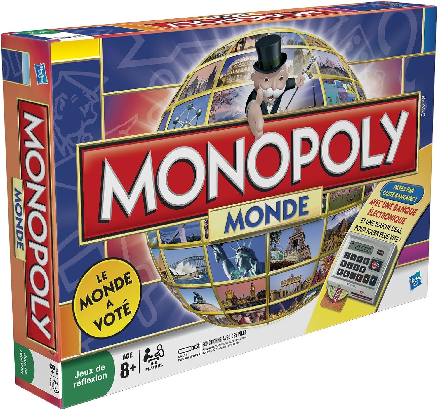 16121010 - Jeu de Société Electronique - Monopoly Monde