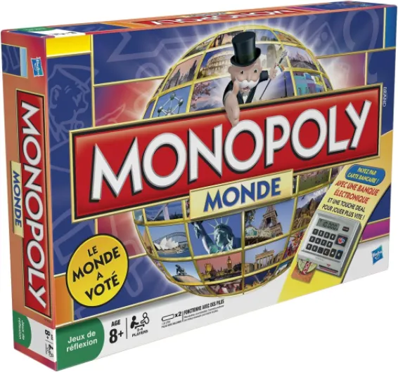 16121010 - Jeu de Société Electronique - Monopoly Monde