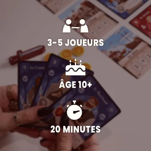 Emblèmes - Jeu de Société Stratégique Familial - Luttez pour Le Pouvoir dans Un Royaume Divisé - Jeu de Cartes dès 10 Ans - 3 à 5 Joueurs, 20 Minutes