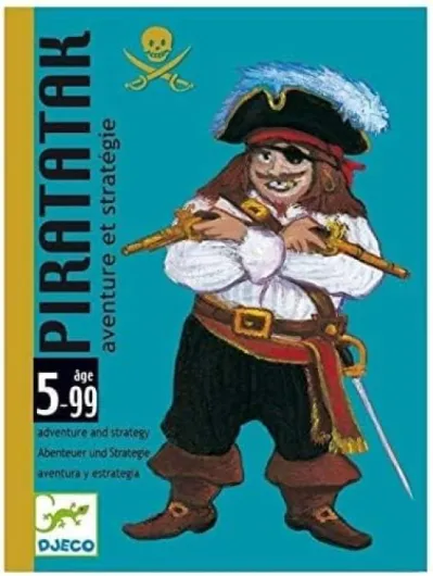 Jeu de cartes à jouer Djeco Piratatak jeu de stratégie cartes pour enfants