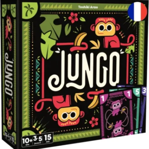 Test JUNGO (Asmodee) : le petit jeu de cartes qui tourne vite en mode revanche