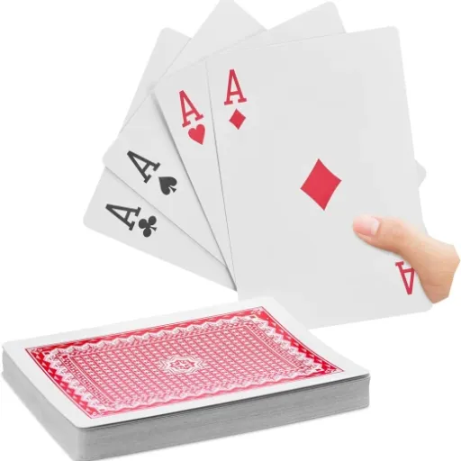 Test Relaxdays Cartes de Poker Jumbo : des cartes géantes marrantes mais pas pour tout le monde