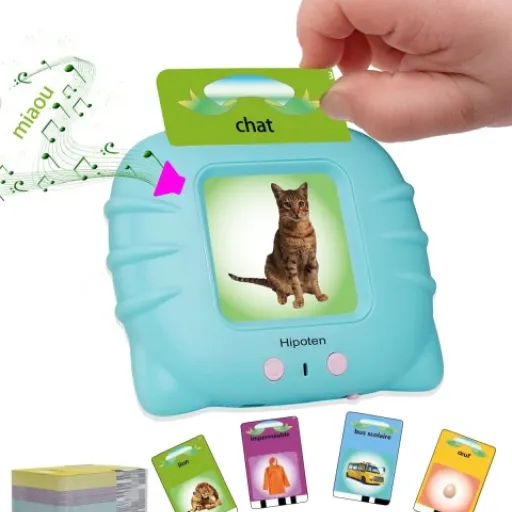 Test cartes éducatives parlantes Hipoten : un petit boîtier qui occupe vraiment les 1-3 ans