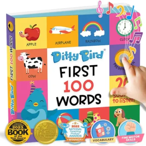 Test Ditty Bird 100 Premiers Mots en Anglais : le petit livre sonore qui motive vraiment les enfants à parler