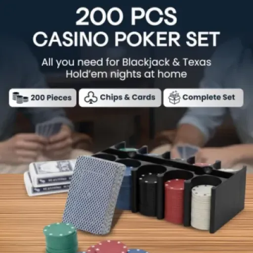 Test Coffret Poker 200 Jetons Tanness : le set pour soirées entre potes sans se ruiner
