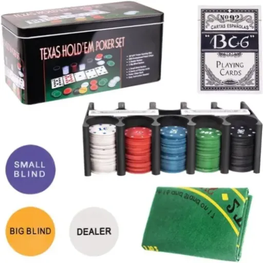 Test ISO TRADE Texas Hold'em Set #Poker 600 : un kit d’initiation pas cher mais vraiment basique