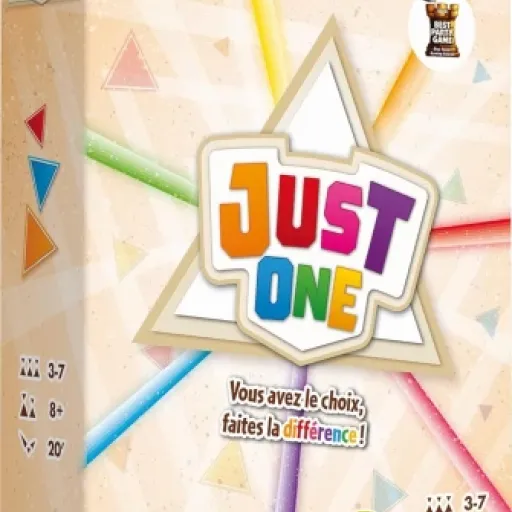 Test Just One (Asmodee) : le petit jeu d’ambiance qui tourne tout le temps en soirée